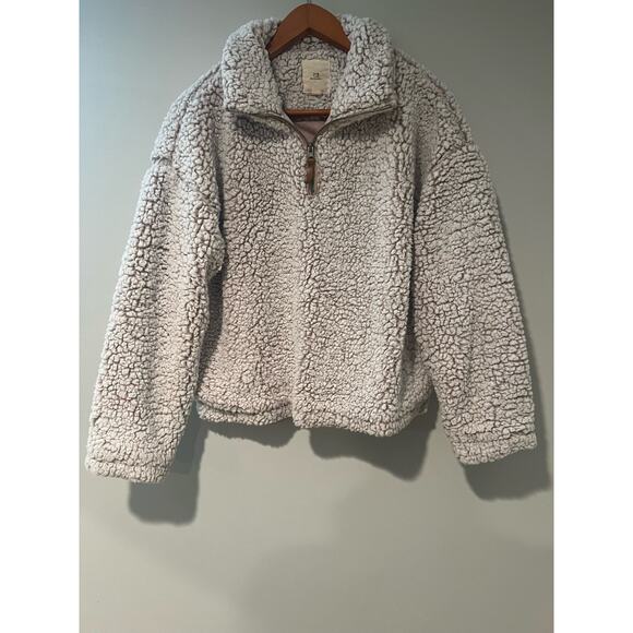 Thread & Supply Sherpa Quarter Zip Pullover Sweater - Picture 3 of 6